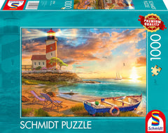 Schmidt Spiele 59765 Apus de soare în Golful Farului, puzzle jigsaw 1000 piese, colorat Puzzle Naty Shop Titlu implicit
