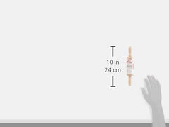 31526 Teigrolle Mini, Holz, 23,5 x 4,5 x 4,5 cm (Packung mit 2)