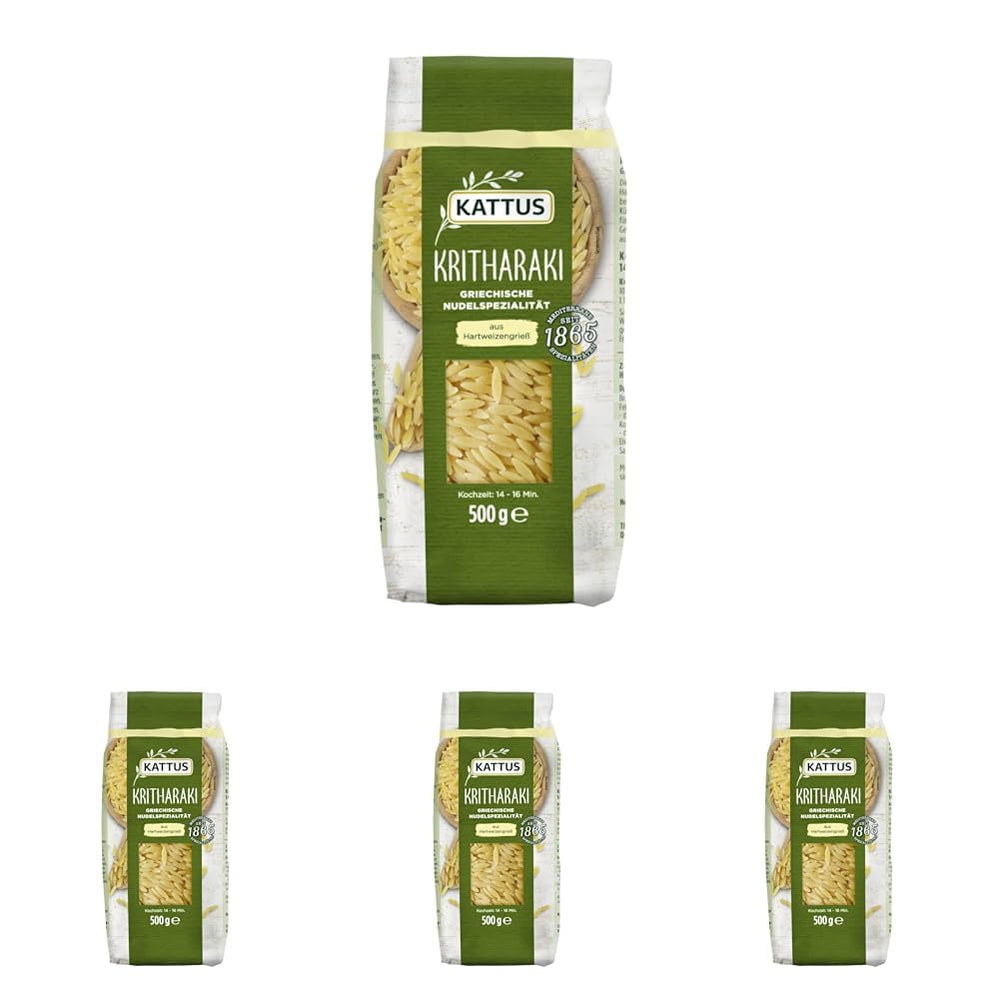 - Krithraki Nudeln (Reisnudeln/Risoni/Orzo) | Griechische Nudelspezialität aus Hartweizengrieß | 500 g v sáčku