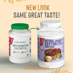 Natürliches Erythrit - Kristallzucker | 10G = 7G Zucker | Natürlicher Zuckerersatz - 0 kalorií - 0 Glykämischer Index - Keto Und Paleo - 0 Netto-Kohlenhydrát - Kein GVO - Castello od roku 1907-1 kg Sladidla Naty Shop