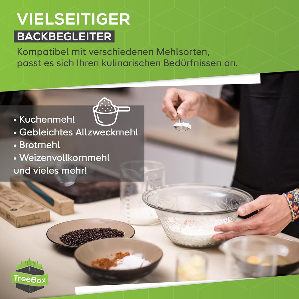 Nudelholz - Teigroller aus Silikon und Edelstahl - Modernes Nudelholz bez Griffe mit Antihaftwirkung, Fondant und Teig im Handumdrehen ausrollen, Backutensilien