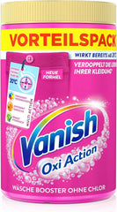 Vanish Oxi Action Powder Pink - 1 X 1,65 Kg - prášek na odstranění skvrn a zlepšení prádla bez chlóru - na barevné prádlo Prací prostředky Naty Shop