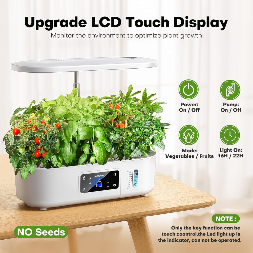 Herb Garden Hydroponic Grow System Kit s Grow Light