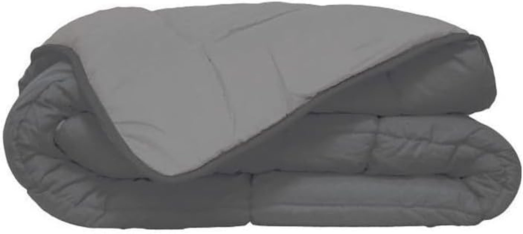 Poyet Motte Calgary Duvet Cover Poliester Steel/Silver, Poliester, Acier/Argent, 220X160X1 Cm Plapumi si pilote Naty Shop 260X240X1 cm