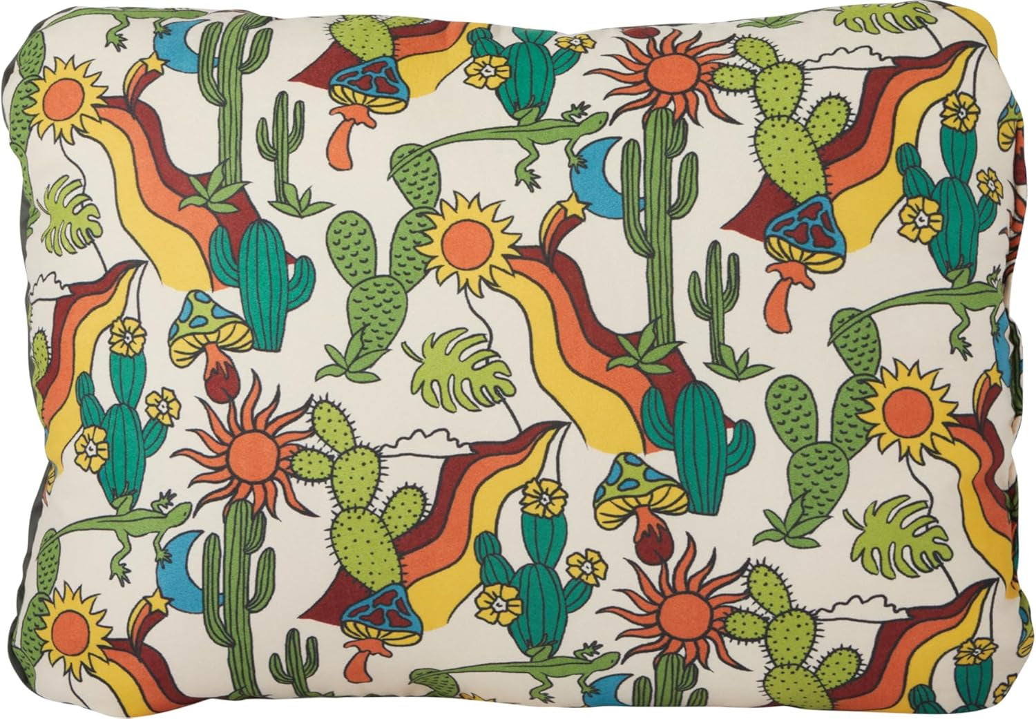 Therm-A-Rest Cascade Pernă compresibilă cu cordon, Pernă de camping, Culoare: Topowave, Dimensiune: L Perne calatorie Naty Shop Deșert Regular - 14 X 18 Inch