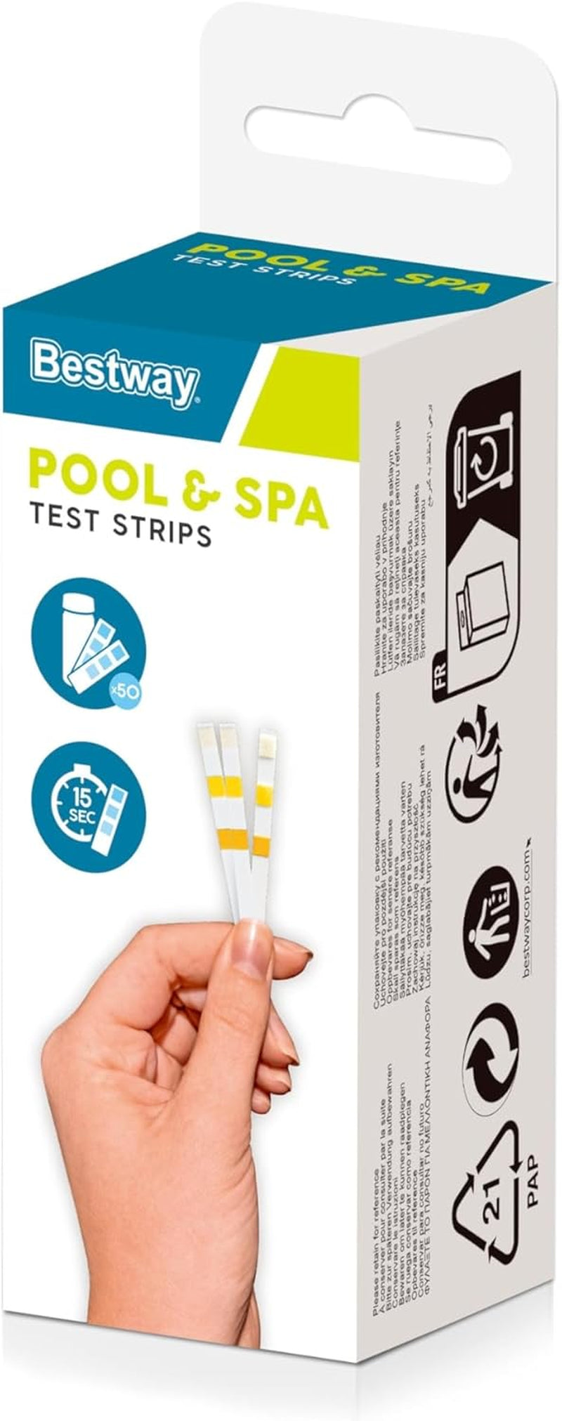 Testovací proužky Bestway 3 v 1, 50 kusů