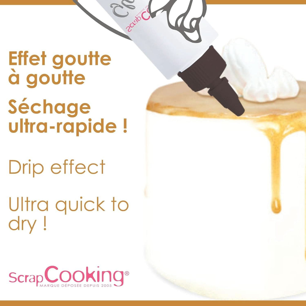 Scrapcooking, Glazura Drip Cake, 140 grame Glazuri si Decor Naty Shop