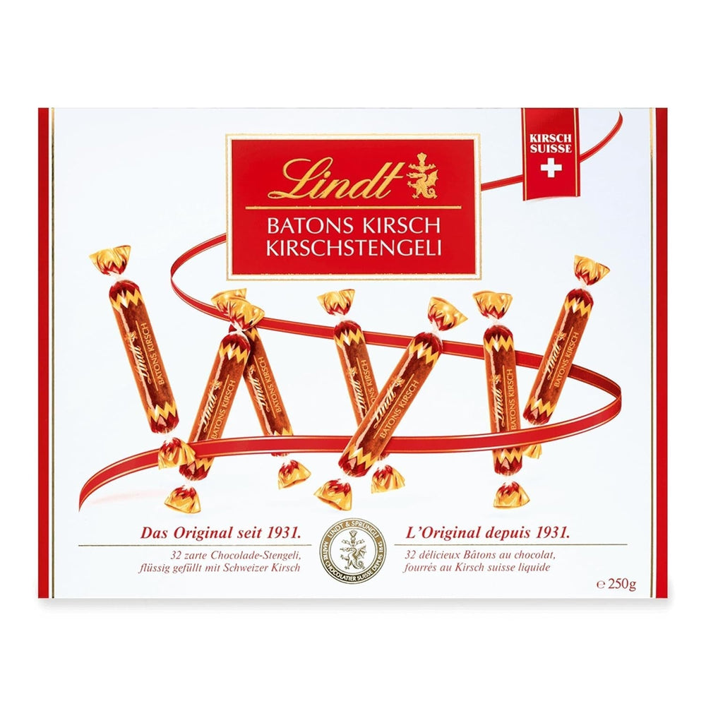 Lindt s třešňovým likérem, čokoládový dárek s alkoholem Naty Shop