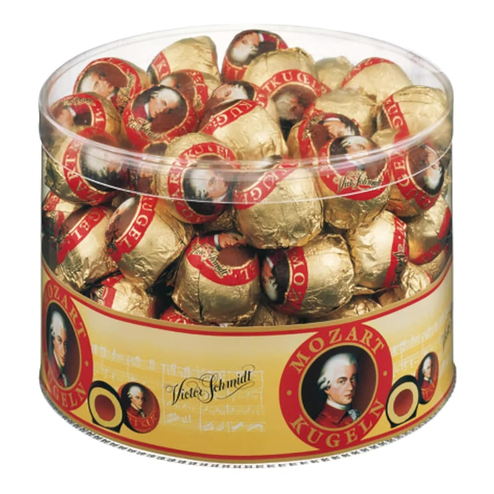 Mozartkugeln – Originals from Austria – Jemné čokolády s nugátem a marcipánem – 825g (1 balení)
