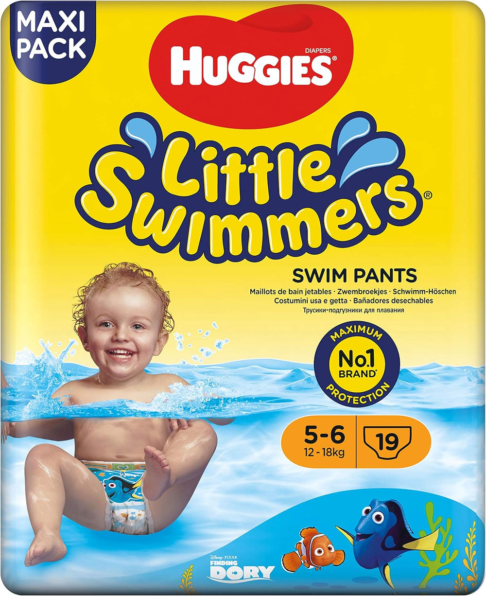 Plavecké plenky Huggies Little Swimmers velikost 5/6 (12-18 kg), 1 balení po 19 kusech