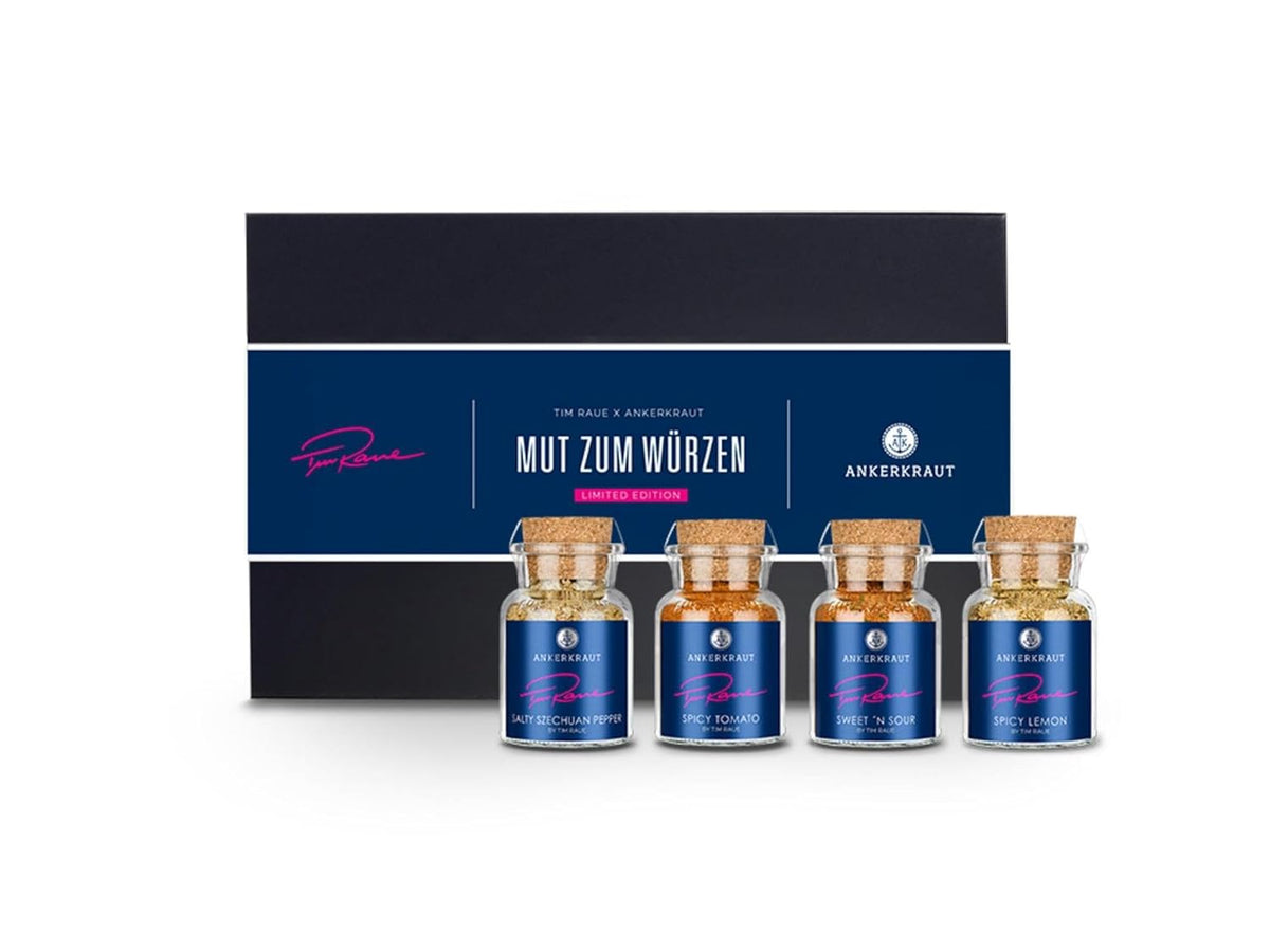 Ankerkraut Smoky Fries od Tima Raue, Mischung würzender Ingredient für Pommes Frites, Gourmet Pommes mit Rauch-Aroma, 145 g v Korkenglas