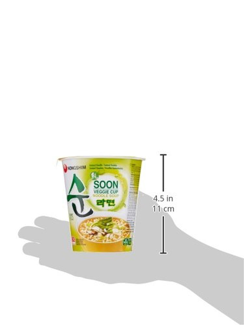 Nong Shim – Instant Cup Nudeln Soup Soon Veggie – Multipack (12 X 67 GR)