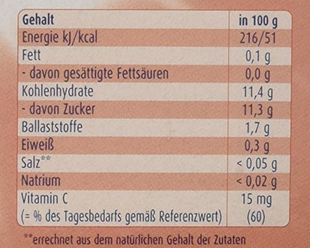 Broskev-banán v jablečné šťávě, balení 6 ks ( 6 X 4 X 100 G ) Matka a dítě Naty Shop