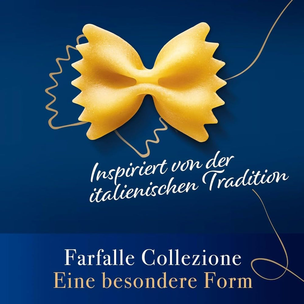 Barilla Collezione Farfalle Těstoviny vyrobené z vysoce kvalitní tvrdé pšenice, vždy al dente, (1 x 500 g)