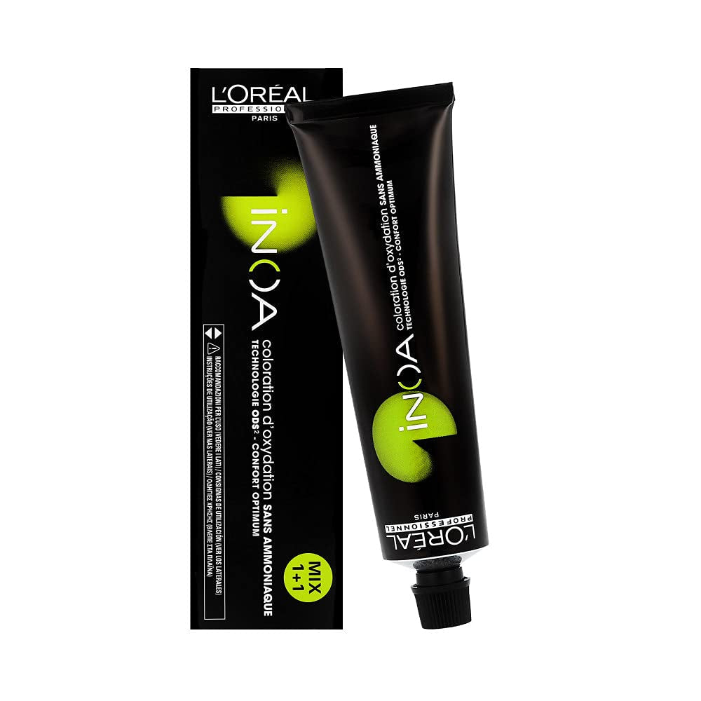 L'Oréal Professionnel INOA Colorație oxidativă fără amoniac 4 maro mediu, 1 pachet, (1x 60 ml)