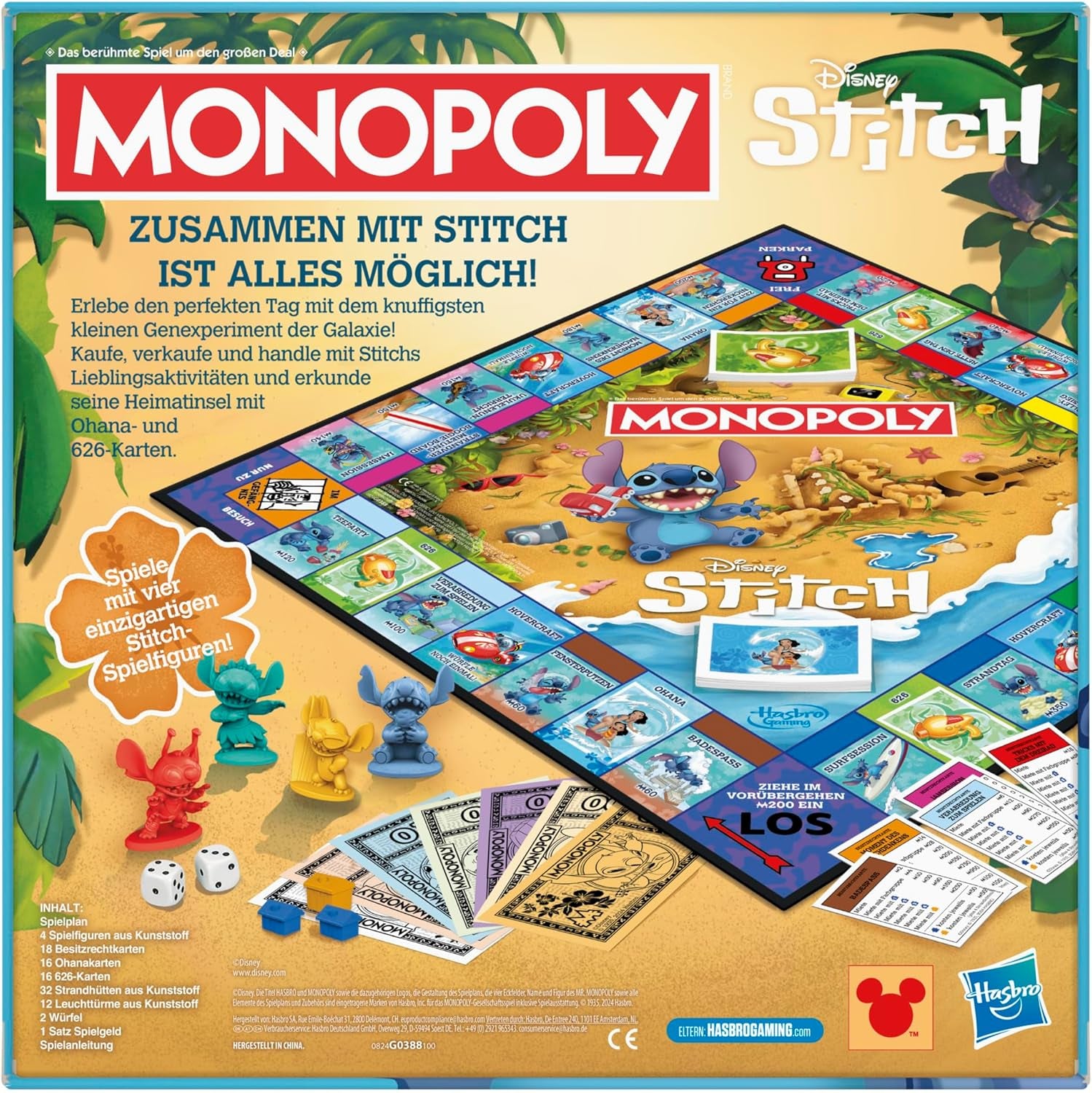 Desková hra Monopoly Disney Stitch Edition - německá verze