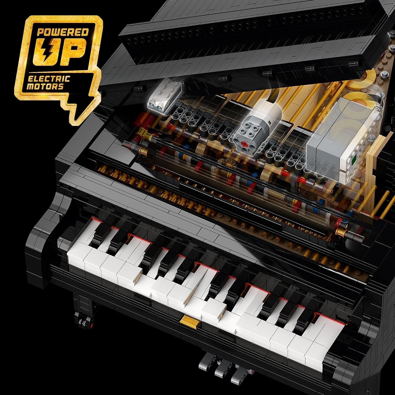 LEGO Ideas koncertní křídlo (21323); Stavebnice; Váš vlastní koncertní klavír; Skvělý modelářský projekt pro talentovaného pianistu, hudebníka, milovníka hudby nebo fandy (3 662 dílků) Stavebnice Besuche den LEGO-Store