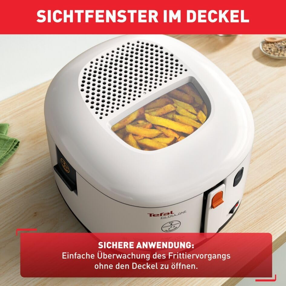 Fritéza Tefal FF1631 Filtra One, 1 900 W, Kapacita 1,2 kg Domácí spotřebiče Naty Shop
