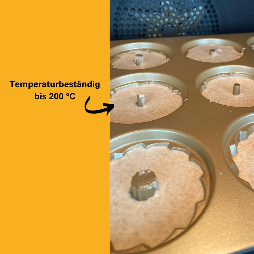 Birkmann, Contoura, Gugelhupfblech Violet, Backform Aus Aluguss, Mit Antihaftbeschichtung Und Rezept, 887077 Formy a plechy na pečení Naty Shop