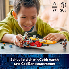 LEGO Star Wars 75437 Cobb Vanths Speeder - vč. Cobb Vanth & Cad Bane Minifiguren sowie Blaster & Jetpack - Geschenk für Jungen ab 7 Jahren und Fans von The Mandalorian