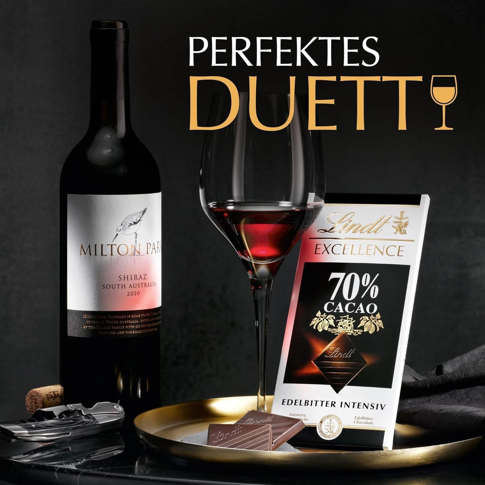 Lindt EXCELLENCE 70% kakao - hořká čokoláda, 100 gramová tableta Naty Shop