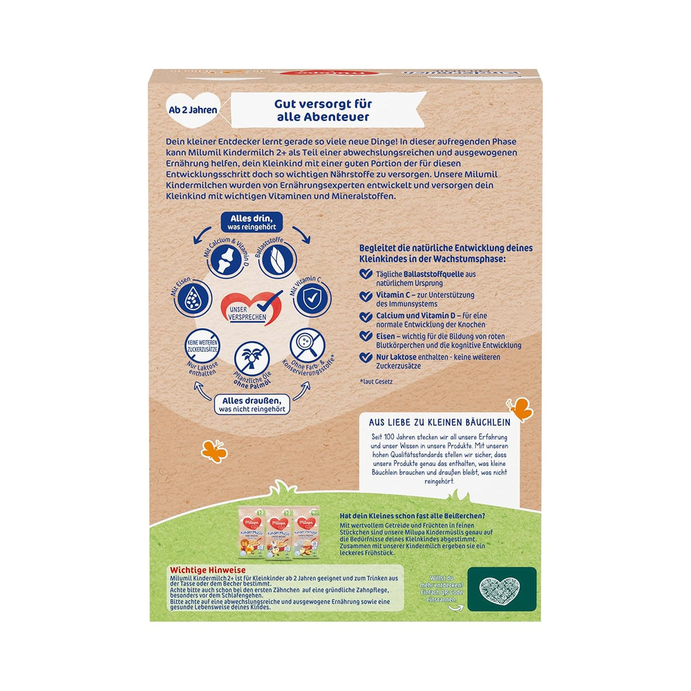 Milupa Milumil Růstové mléko 2+ - Od 1 roku - Pro malé děti v růstové fázi - 5 x 550 g