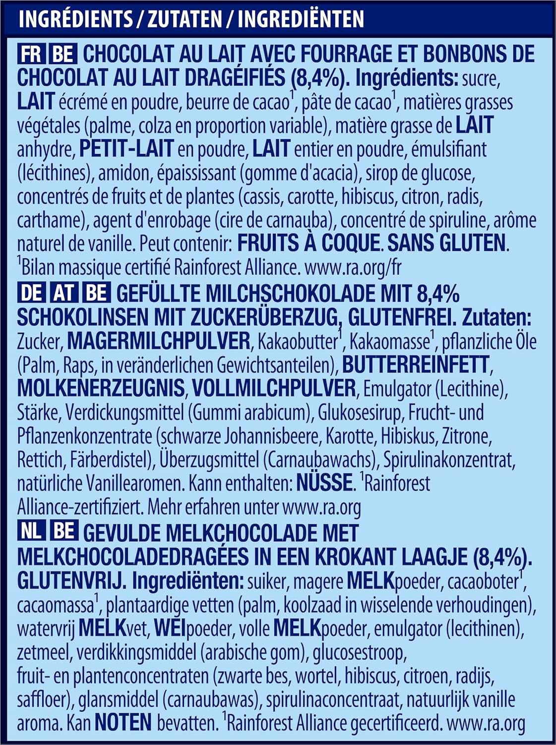 NESTLÉ SMARTIES Easter Friends, figurky s velikonoční tématikou, vyrobené z jemné mléčné čokolády s krémovou náplní a barevné mini lentilky s čokoládou SMARTIES, 1 balení (1 x 65g)