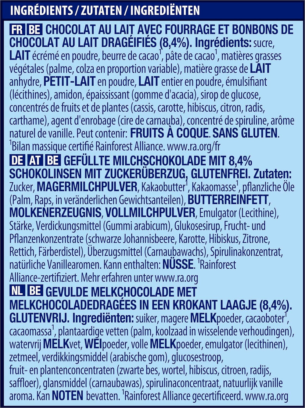 NESTLÉ SMARTIES Easter Friends, figurky s velikonoční tématikou, vyrobené z jemné mléčné čokolády s krémovou náplní a barevné mini lentilky s čokoládou SMARTIES, 1 balení (1 x 65g)