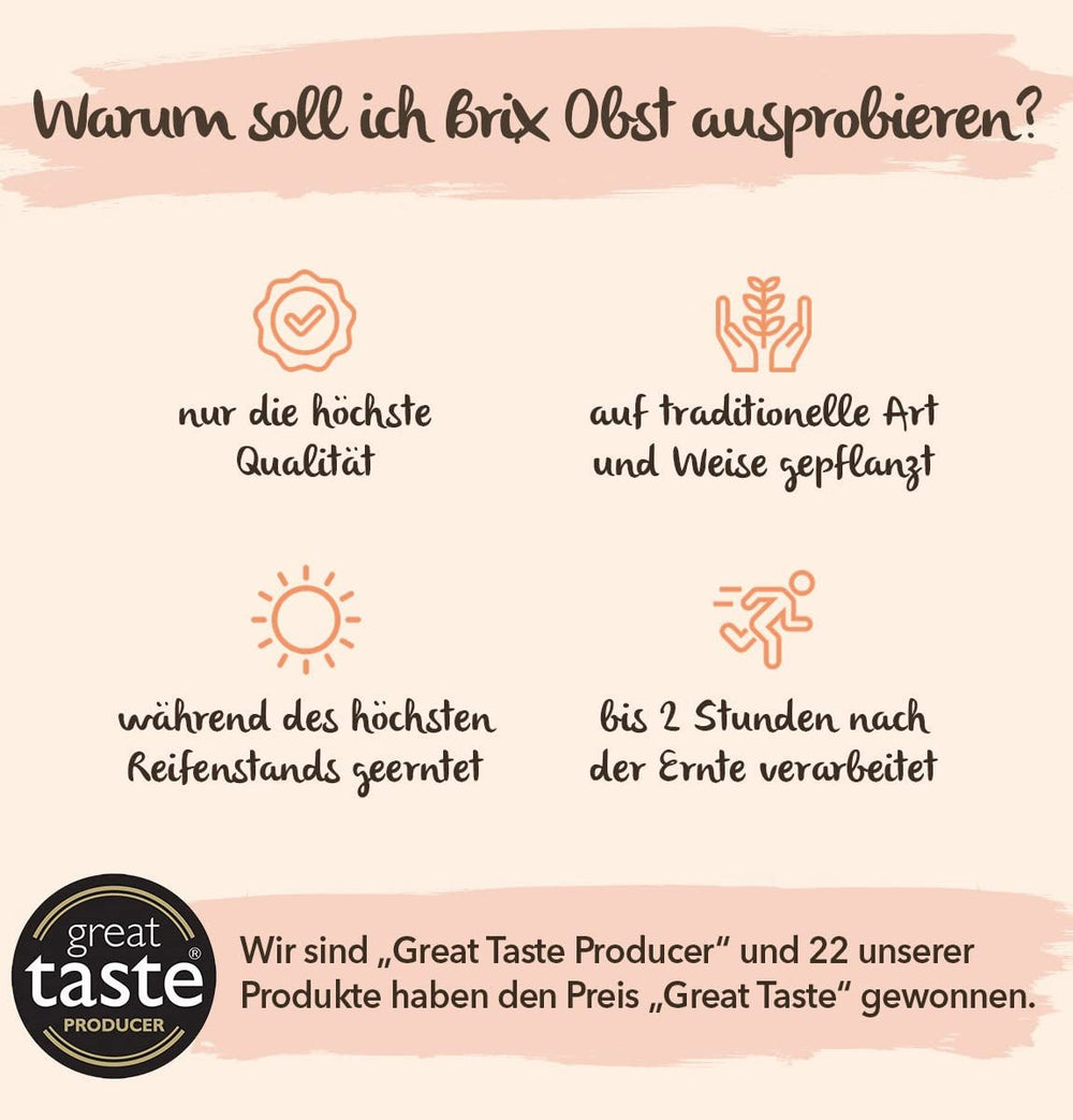 Caise liofilizate BRIX | Caise naturale, uscate 85 g | Premiul Great Taste pentru fructe uscate, uscate | Fără OMG, fără gluten, vegan, vitamine conservate Produse deshidratate Naty Shop