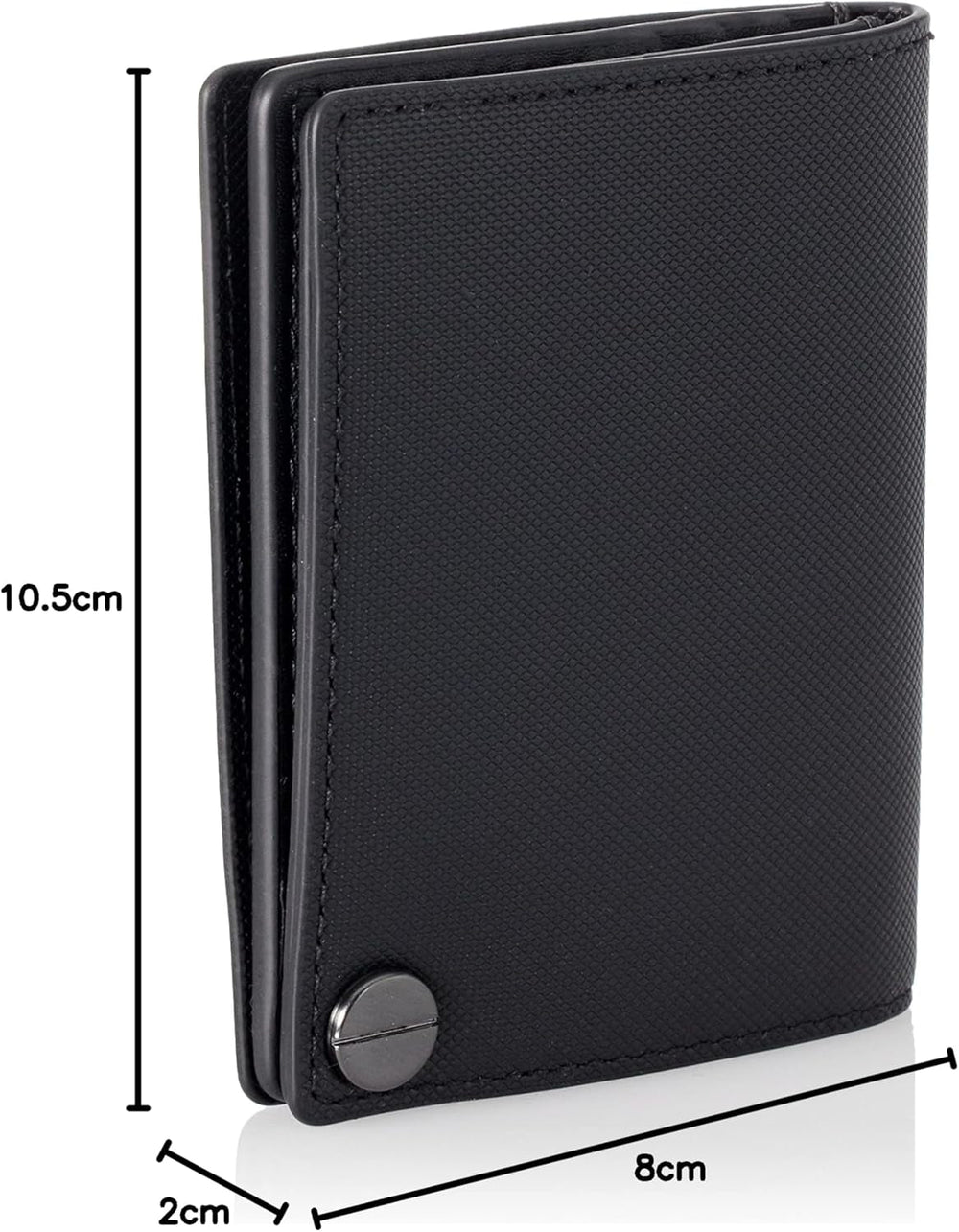 Calvin Klein CK CLEAN PQ COVERED CARDHOLDER Portofel pentru bărbați, negru (Ck Black), OS Portofel Barbati Naty Shop