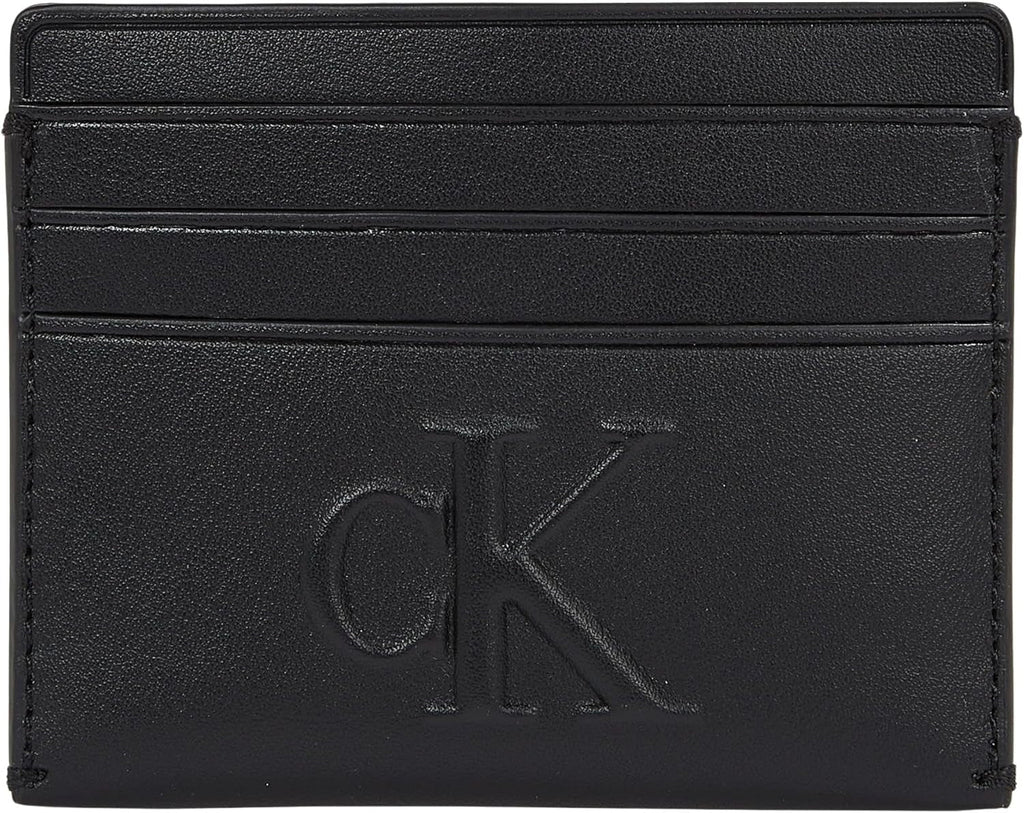 Calvin Klein Doamnelor Sculpted Cardcase 6cc Cardholder Portofel Femei Naty Shop Na Negru Os
