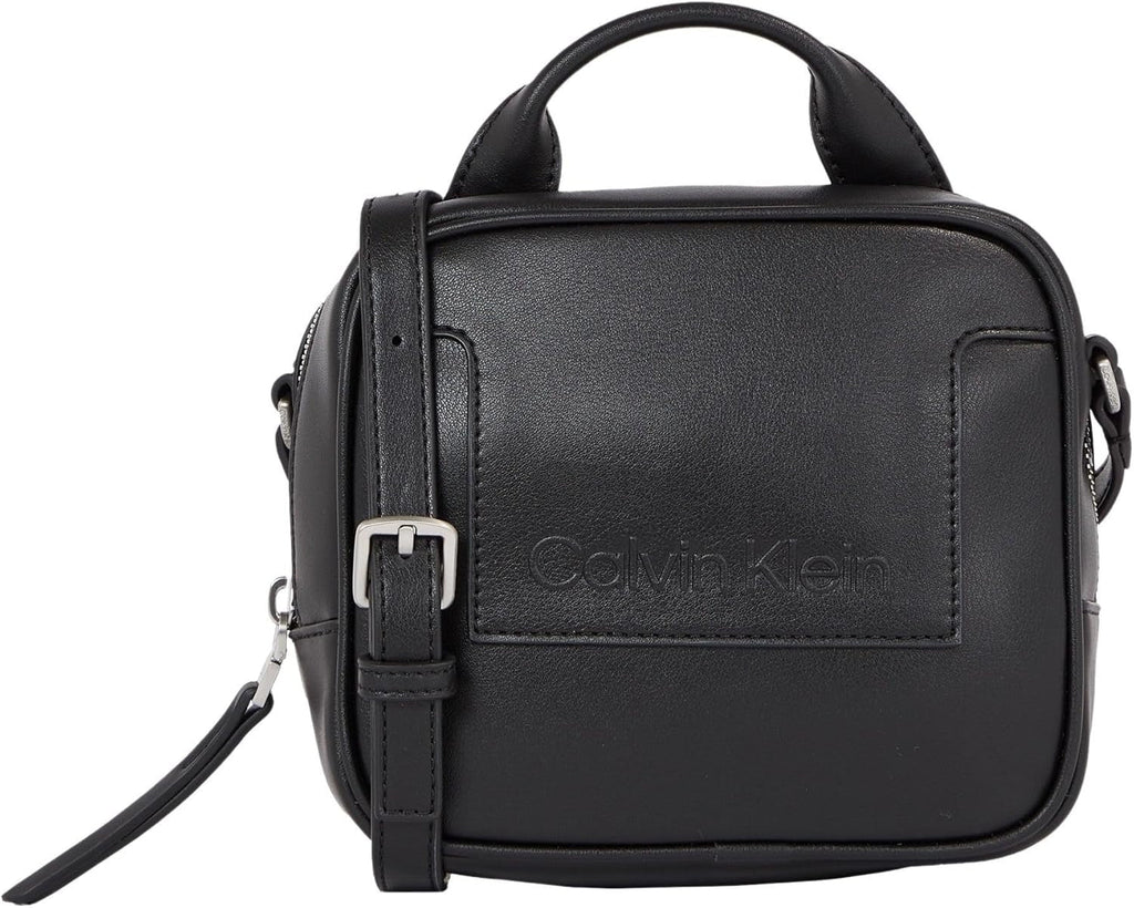 Calvin Klein Ladies Ck Set Camera Bag K60k611073 Crossovers Genti Femei Naty Shop Negru (Ck Black)