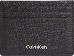 Calvin Klein MINIMALISM CARDHOLDER 6CC Portofel pentru bărbați, Black (Ck Black), OS Portofel Barbati Naty Shop Titlu implicit