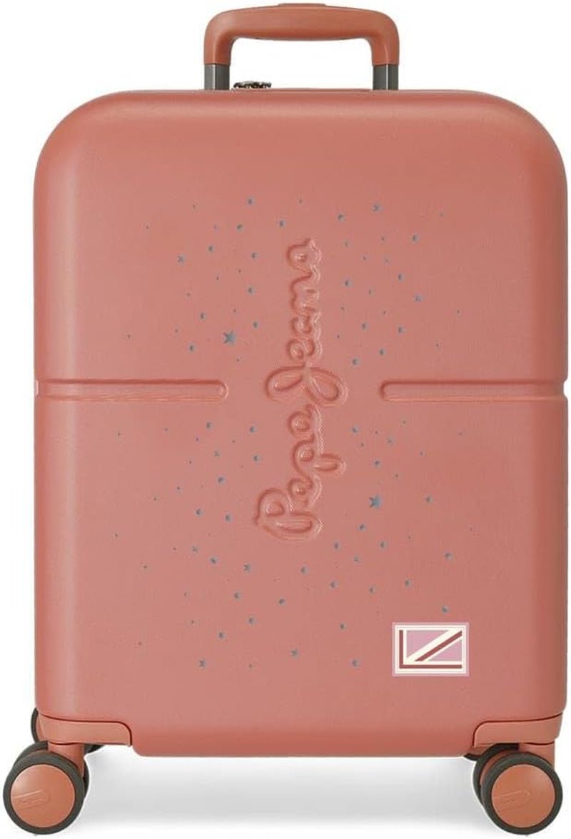 Cărucior de cabină Pepe Jeans Jane, 40 x 55 x 20 cm, negru, 40x55x20 cms, valiză de cabină Bagaje și echipament de călătorie Naty Shop Teracotă Valiza