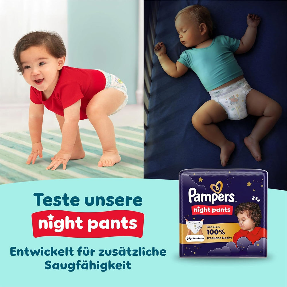 Pampers Premium Protection Pants Velikost 7, 123 Plenky, 15 kg+, s 360° nastavením a měkkými manžetami proti protečení pro optimální pohodlí a ochranu