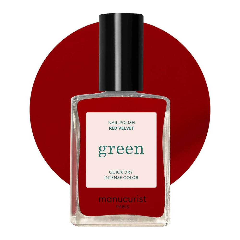 Manucurist Green - Rosy Beige Shell Beige Lak - Rychleschnoucí lak na nehty - DIY Nails - Vegan 12-Free - Rostlinná báze - Lak na nehty - Vyrobeno ve Francii