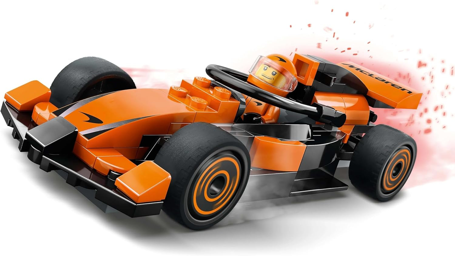 LEGO City Závodník F1 se závodním autem Mclaren - Model formule 1 se závodním autem a minifigurkou - malý dárek pro chlapce a dívky od 6 let nebo fanoušky motoristického sportu 60442 Stavebnice Besuche den LEGO-Store