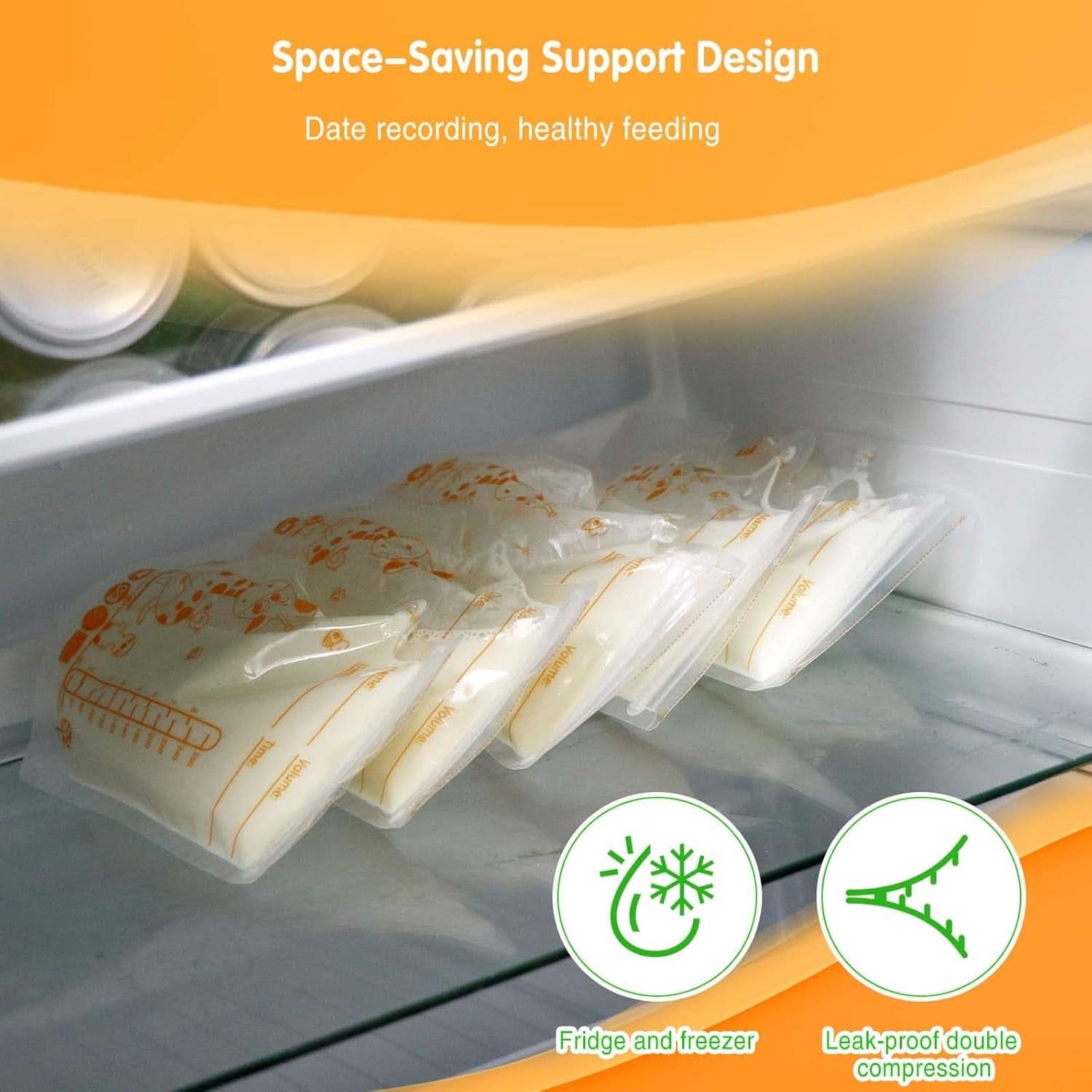 Vinabo 50 Stück Muttermilchbeutel, 250Ml Bpa-Frei Muttermilch Aufbewahrung Bag, Milchbeutel Für Muttermilch Mit Ausgießer Für Das Stillen, Selbststehender, Kann Eingefroren Werden, Vorsterilisiert Accesorii Hrana si Alaptare Bebe Naty Shop