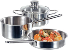 Fissler Häppchen / Nerezový rendlík (Ø 16Cm - 0,5 litru) Mini nekrytý rendlík, ideální pro malé občerstvení - Indukce, stříbrné hrnce a pánve Naty Shop