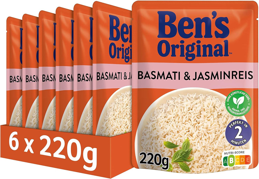 BEN'S ORIGINAL™ Express Basmati rýže 6 x 220 g