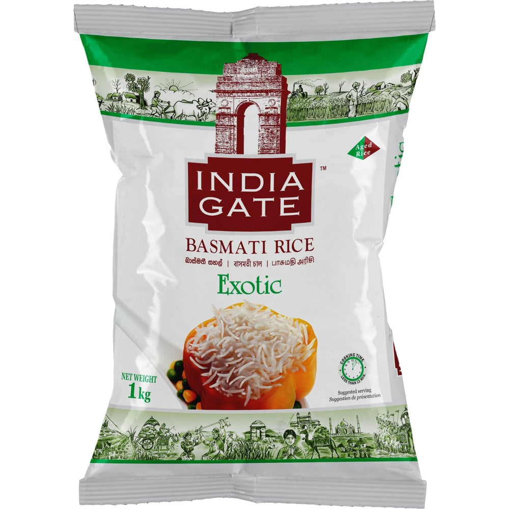 INDIA GATE Premium Basmati rýže – Jemná dlouhozrnná rýže, aromatická, z Indie, jemná dlouhozrnná (1 x 5 kg)