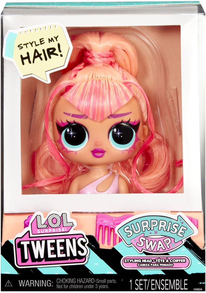 L.O.L. Překvapení! Tweens Surprise Swap Series - Styling-Köpfe mit tollen Haar-Accessoires und wunderschönem Haar - ideální pro Kinder ab 4 Jahren, Mehrfarbig
