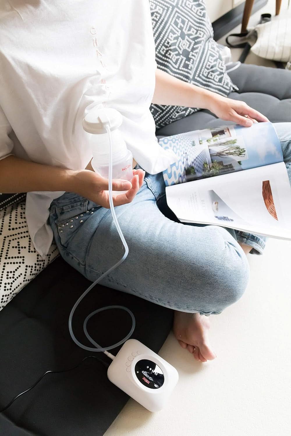 Nuby - Elektrische Milchpumpe Mit Digitaler Anzeige Příslušenství Jídlo a kojení Bebe Naty Shop