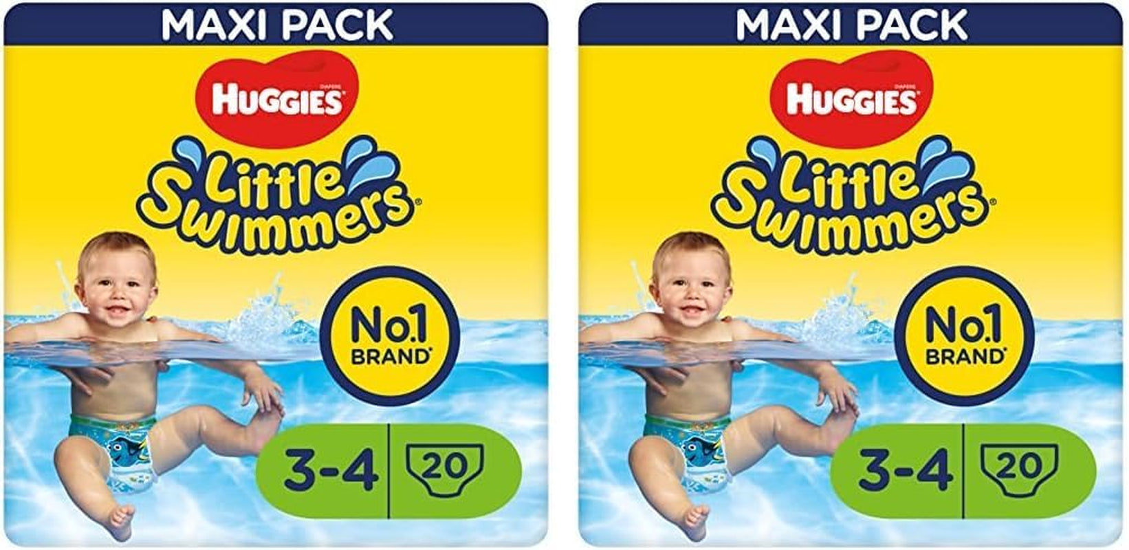 Plavecké plenky Huggies Little Swimmers, velikost 3-4 (7-15 kg), 1 balení po 20 ks