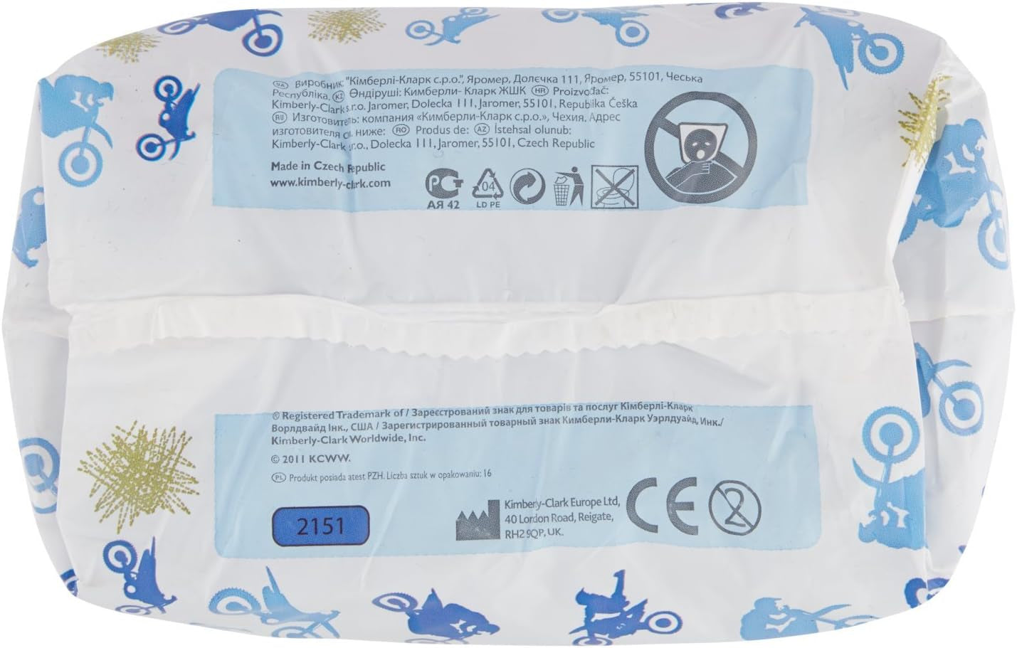 Pleny Huggies Jumbo Boy 17-30 kg, 16 kusů