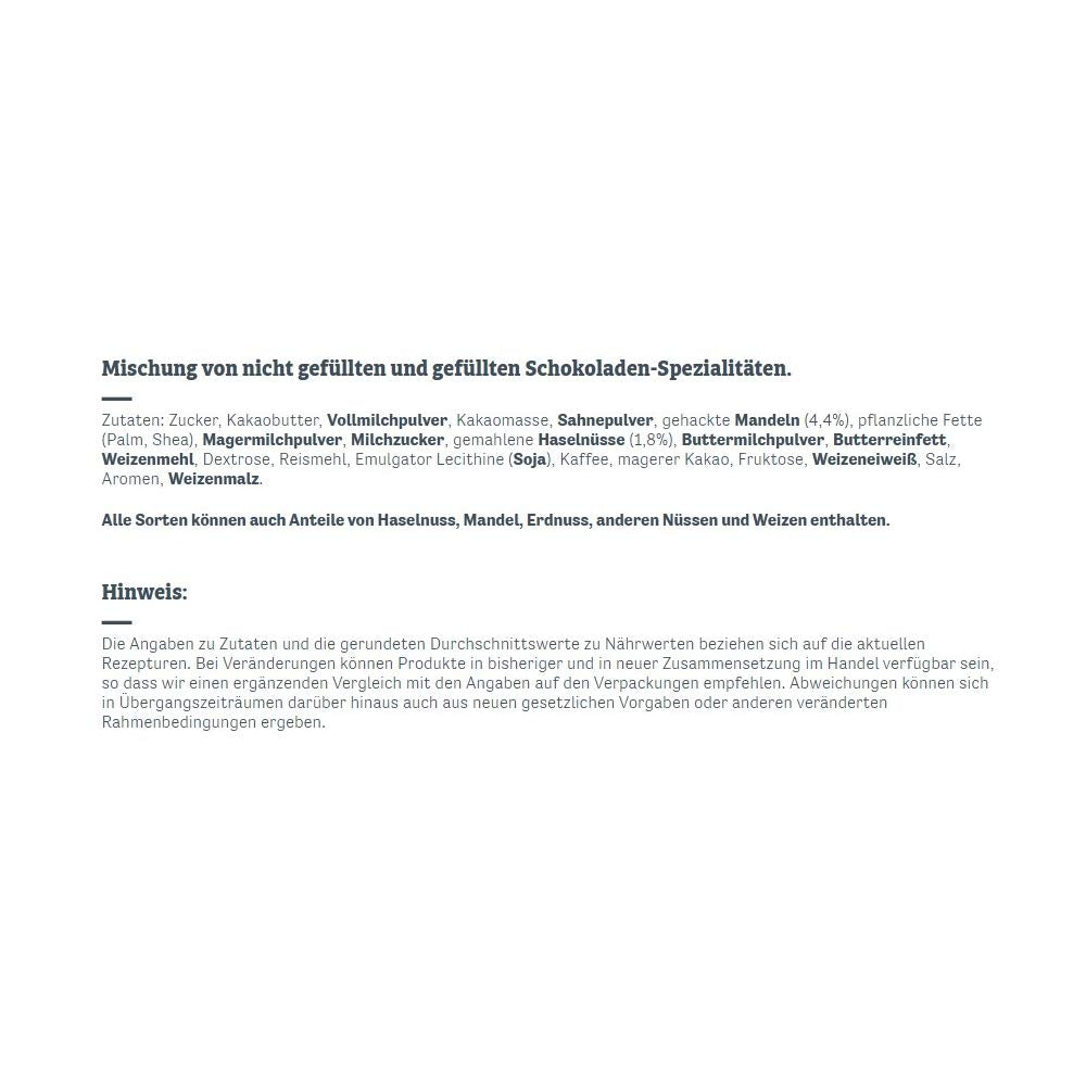 Kolekce Milk&Cream (1 x 125 g) / Jemné čokolády ve 4 sortimentech