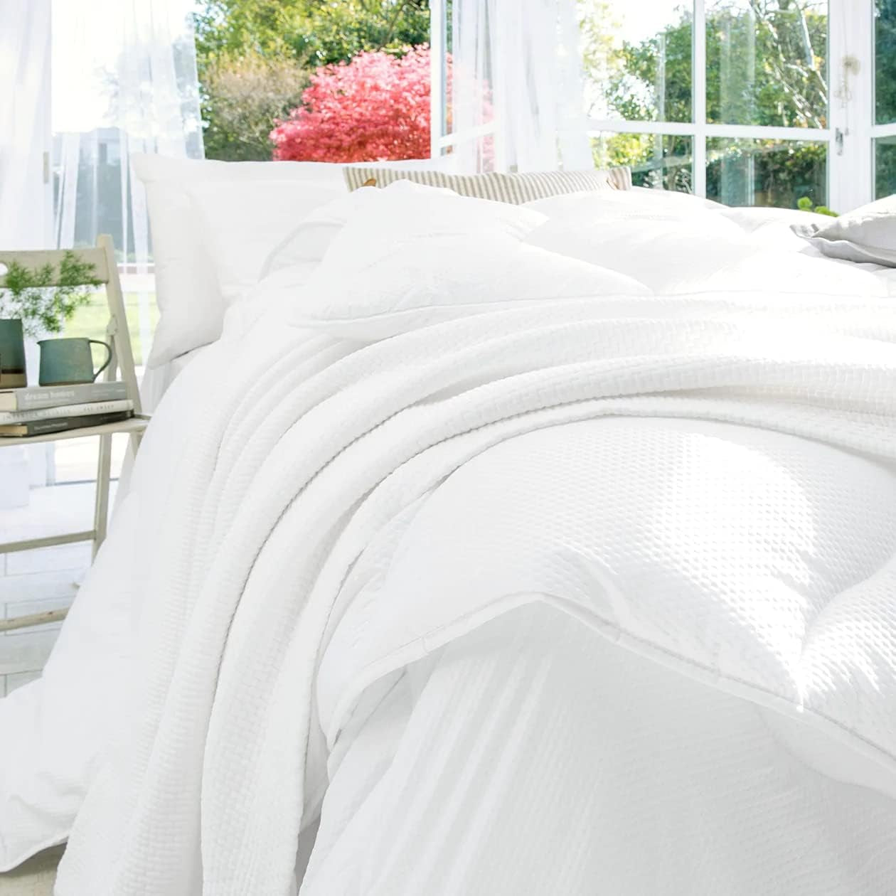 Prodyšná přikrývka, 9 + 4,5 tog, všechna roční období, chlazení a odvod vlhkosti, regulace teploty, praní v pračce, jednolůžková přikrývka a přikrývky Naty Shop