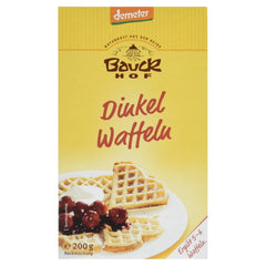 Demeter Bauck Hof Bio Dinkel Wafflen, 200 g Směs na pečení a vaření Naty Shop 200 G (1Er Pack)