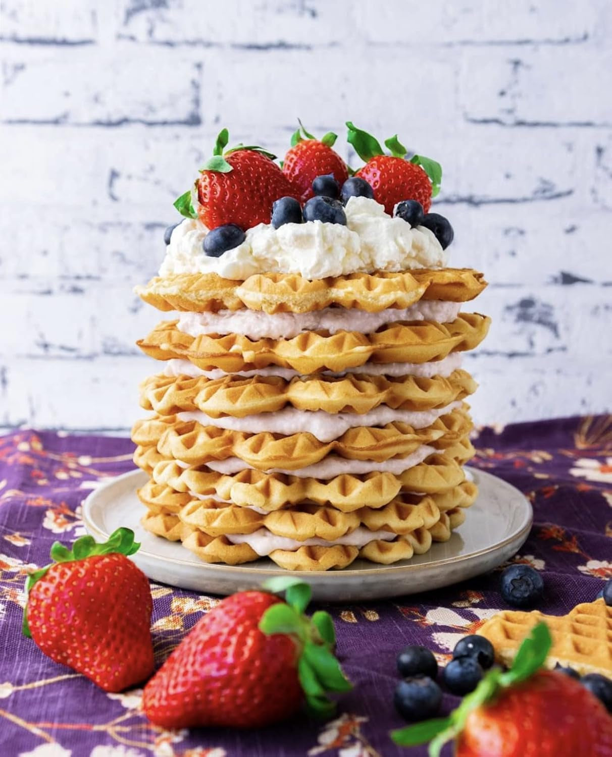 RUF Waffel-Mix, Großpackung, Grundmischung Zur Herstellung Von Waffeln Im Waffeleisen, Für Großküchen, Kantinen, Hotels Und Restaurants, 1 X 2500G Směs na pečení a vaření Naty Shop