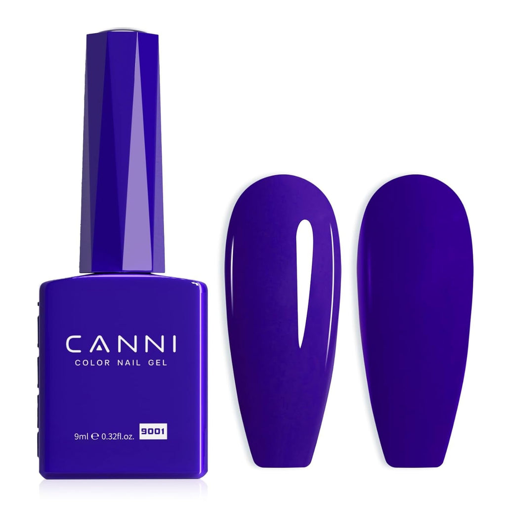 Ojă gel CANNI, semipermanentă, violet închis, ojă, gel UV, se detașează prin înmuiere, manichiură